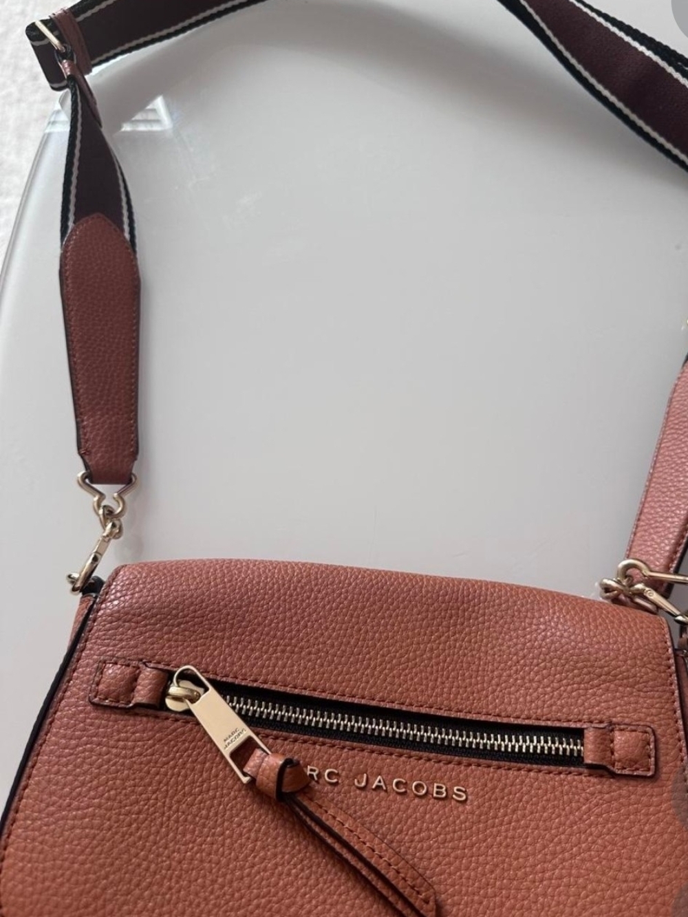 Marc Jacobs Orange Leather Crossbody Bag - Picture 3 of 7